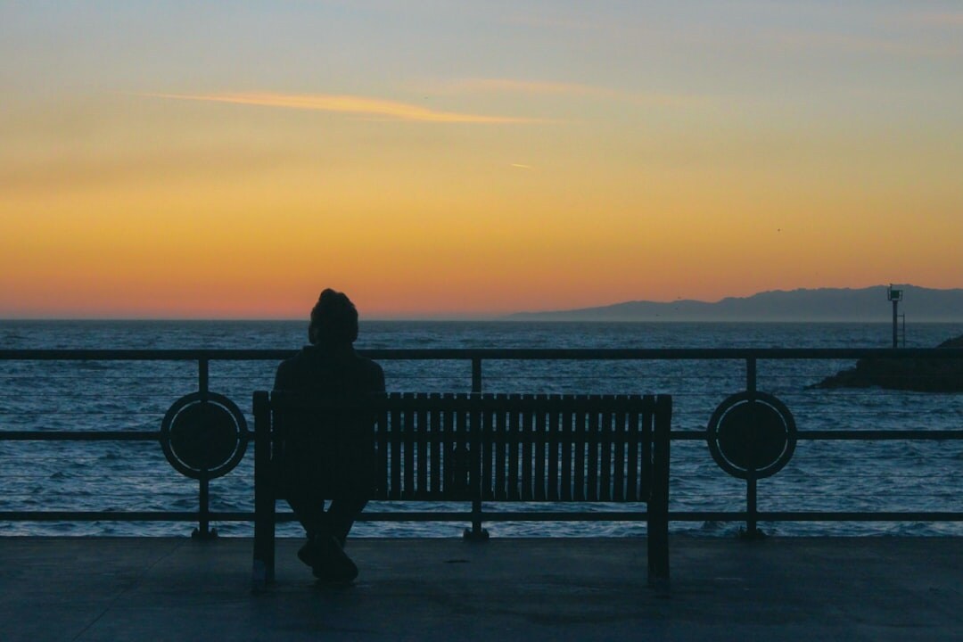 person reflecting alone