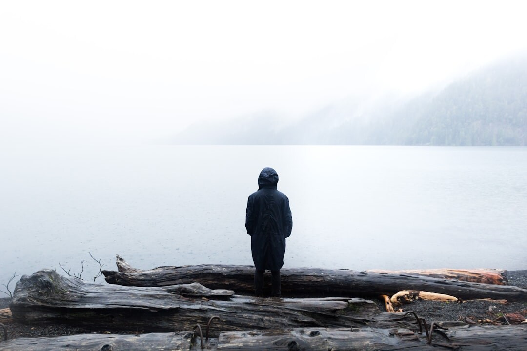 person reflecting alone